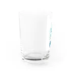 猫　ネコ　ねこの悟り猫　 Water Glass :left