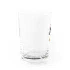 猫　ネコ　ねこの猫の秘書（謝罪ver） Water Glass :left