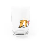 DSRN shopの仲良しの三匹犬 Water Glass :left