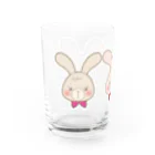 KumaJirushi*のナチュかわ♡うさたんず Water Glass :left