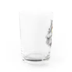 ねこスタジオの飼い猫とみんな Water Glass :left