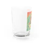 nidan-illustrationの"SURF & WARP" Water Glass :left