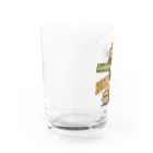 nidan-illustrationの"HUNGRY CLUB" Water Glass :left