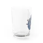 おえかきする水蜜桃の巻貝 Water Glass :left