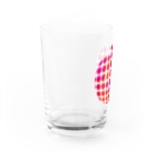 LalaHangeulのはんぐるde林檎　~キュートバージョン~ Water Glass :left