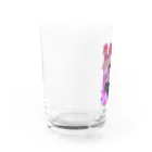 ムッチッパのうさぎ頭の病みかわセーラー少女 Water Glass :left