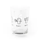 ミミズク堂　のおさけおいしいくん Water Glass :left