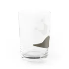 hinomotonokuni（ヒノモトノクニ） SUZURI店のクラウン　ブラウン　Ether Potion（エーテルポーション） Water Glass :left