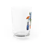 tomidoronの生花を見守る石 Water Glass :left