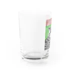 ねこの森でお散歩のシャムミックスちゃん Water Glass :left