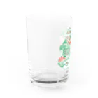 惑星2815の顔ちゃん　（仙人のいるまち） Water Glass :left