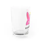 しる猫☆ミ雑貨店のウサギロイド Water Glass :left