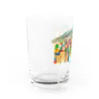 惑星2815の山の見えるまち Water Glass :left