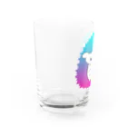 HarikoHarioの警戒するハリネズミ(トロピカル) Water Glass :left