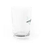 いくら丼のボラ Water Glass :left