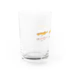 やわらか魚のめだか６匹 Water Glass :left