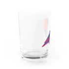 髙野ぺんのオオハナインコ Water Glass :left