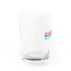 /logo.pngのchill out ピンクとブルー Water Glass :left