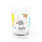 かなもけんのたこまつぺろんにょとともだち Water Glass :left