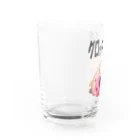 ワン太フルのTシャツ屋さんのぶた君グロッキー Water Glass :left