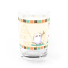 オムタマスタジオの メジェド Medjed ~The Smiter~ Water Glass :left