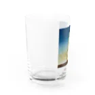 Pastel chachaの夜明けの灯台 Water Glass :left