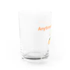 odenの生意気なイヌ　Cheeky dog Water Glass :left