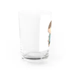 LUKECOGIのコーギー  チラッと Water Glass :left