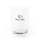 Frame The Sceneryのtakky's coffee (black&white) Water Glass :left