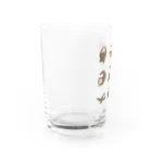 柴犬とリスのごりやまさんのヨガレッスン Water Glass :left