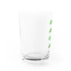 kitaooji shop SUZURI店のいもむしにっき　あげはちょう Water Glass :left