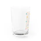 イロトリドリのイニシャルA Water Glass :left