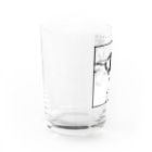 “すずめのおみせ” SUZURI店の米くうか？-ver.1- Water Glass :left