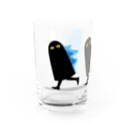 umeumeの走るメジェド Water Glass :left