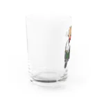 気ままに創作　よろず堂の配達くまさん　黒線 Water Glass :left