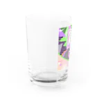 Mieko_KawasakiのWhat is cute? メロンクリーム猫さん Water Glass :left