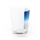 きいろ館の青空と雲 Water Glass :left