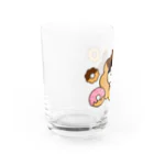 にゃぎまるのお店のしゃぎまるドーナツ Water Glass :left