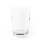 にゃぎまるのお店のにゃぎまるあにま３(ボタン風) Water Glass :left