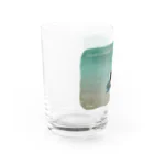 竜の工房・翔 -SUZURI SHOP-のたゆたうウミガメ Water Glass :left