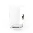 遊のミニチュアシュナウザー Water Glass :left