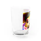 𓀇De La でぃすとぴあ𓁍のハッチャキ☆スパンキー Water Glass :left