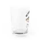 猫と釣り人のUMAZURAHAGI_EB_1CW Water Glass :left