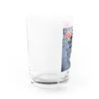 にんにく小豆製作場  のねこさんの願い（なまけたい）n-2 Water Glass :left