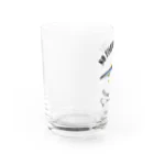 猫と釣り人のHIRAMASA_EB_2CW Water Glass :left