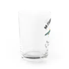 猫と釣り人のHAMACHI_EB_2CW Water Glass :left