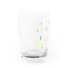 山崎綾子のあれこれのりぼんちょうちょ Water Glass :left