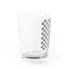 FreeStylersの【FreeStylers】style check in logo Water Glass :left