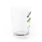 猫と釣り人のSHIIRA_EB_2CW Water Glass :left