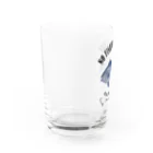 猫と釣り人のISHIGAKIDAI_EB_2CW Water Glass :left